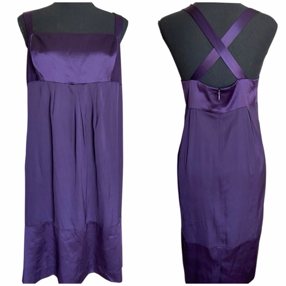 ANTONIO MELANI ☆ "Monna" Silk Cross Back Cocktail Dress ☆ NWT $169